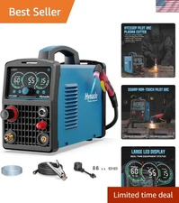 Advanced 55A Plasma Cutter with Air Sensor & LED Display for Precision Cuts