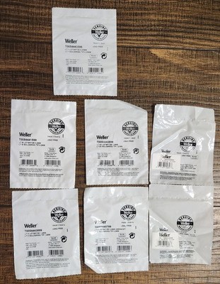 Lot of 7 Genuine Weller LT Soldering Tips - Mixed Sizes LT1, LTM, LTX, LTK, LTC