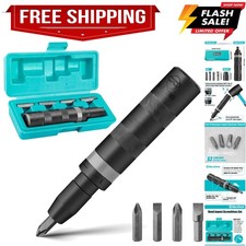 1/2 Inch Hand Impact Driver Set, Manual Reversible Impact Screwdriver Set, S2...