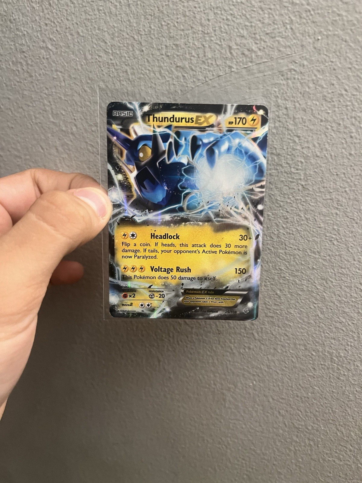 Thundurus EX - 26/108 XY Roaring Skies - LP