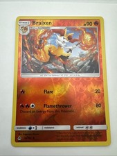Pokemon Card Braixen Forbidden Light Reverse Holo Uncommon 16/131 Near Mint 