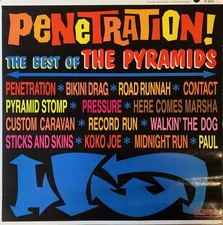 The Pyramids Penetration! The Best Of LP Sundazed Red Vinyl Surf Rock VG+/G+