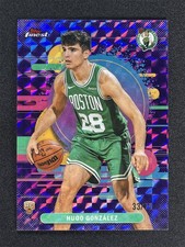 2025-26 Topps Finest Hugo Gonzalez #117 Uncommon Purple Geometric Rookie RC /75