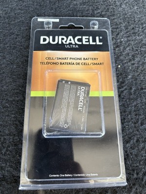 Duracell Ultra Cell Phone Battery Specifications: 3.7V 900mAh 3.3Wh Li-Ion New