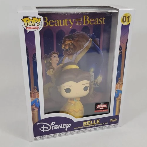 Funko Pop! VHS Covers Disney Beauty & the Beast Belle 01 Vinyl Figure Target Con