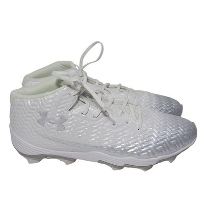 Under Armour‎ Spotlight Pro Football Cleats Men Size 12 White Silver 3028207-100 Under Armour Spotlight Hammer 3028207-100 Men main image 2
