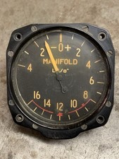 WWII Aircraft Manifold Pressure Gauge RCAF – Hot Rod Rat Rod Vintage Boost Gauge