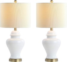JONATHAN Y JYL6602C-SET2 Set of 2 Table Lamps Qin 22" Ceramic/Iron