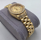  Skyline Quartz date watch in Gold Tone - Mint Condition- New Battery — photo 8