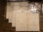 20th MAINE INF.  4 Letters - Pvt Elisha Oaks Drake - Chamberlain - Gettysburg
