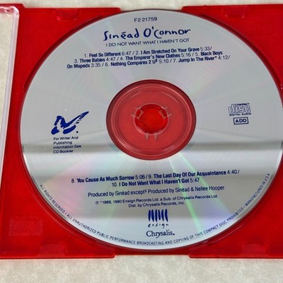 Sinead O'Connor: I Do Not Want What I Haven't Got (CD Album Chrysalis) Disc Onlu
