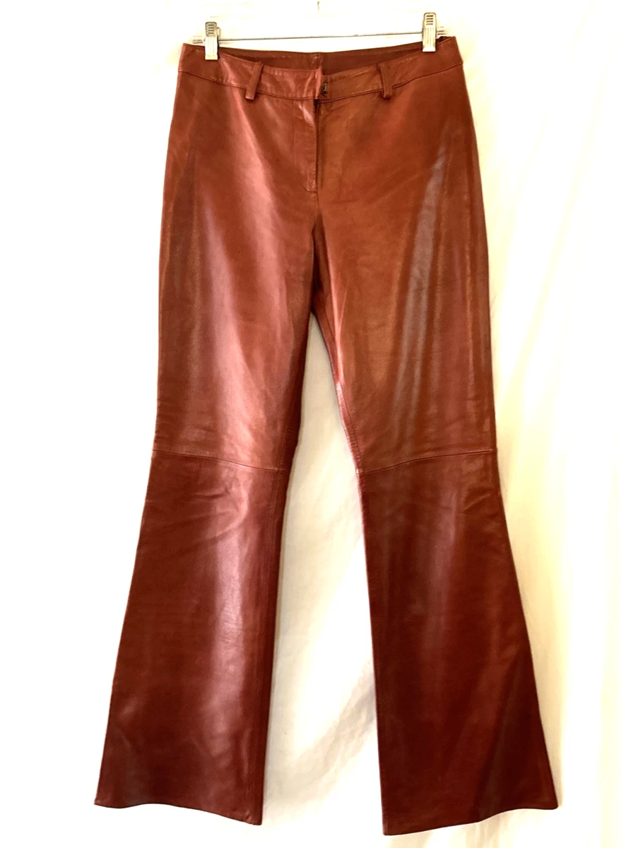 Flared Leather Pants for Women for sale | eBay