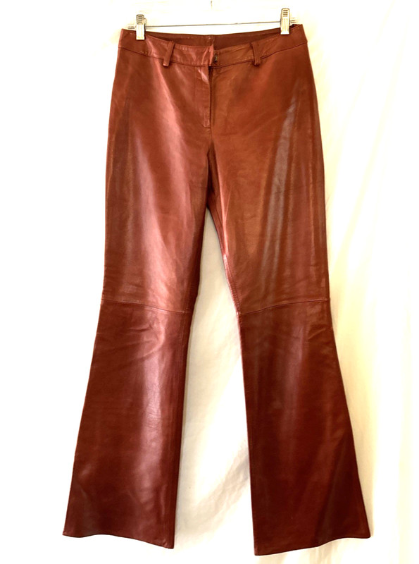 VAKKO NY  BEAUTIFUL BUTTERY SOFT LEATHER PANTS sz 8