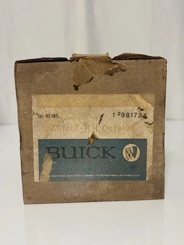 RARE NOS GM Buick OEM Passenger (RH) Mirror # 981724 Accessory Option Only