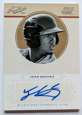 2012 Panini Prime Cuts Jean Segura Rated Rookie Auto /199 RC #74
