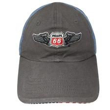 Phillips 66 Strapback Hat Multicolor One Size Embroidered Cap America