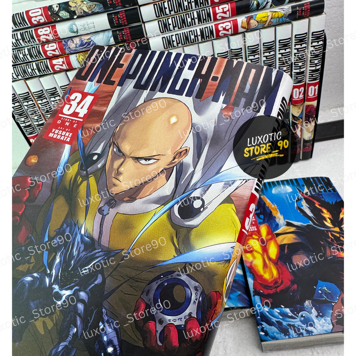 One Punch Man English Manga NEW Volume 1-36 Comic Book Half/Full
