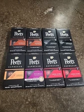Peet's Espresso Dark Roast Variety Pack 80 Capsules Nespresso BB 6/25 To 12/25