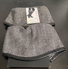 Capelli Knit Boot Toppers - Gray Black - One Size Fitst Most - New w/Tags