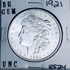 1921 BU GEM MORGAN SILVER DOLLAR UNC MS+++ U.S. MINT RARE COIN 8524