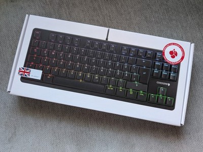 Cherry MX G80-3000N TKL RGB Mechanical Keyboard ISO UK Red Linear Switches