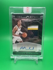 2022 Panini Black Rookie Patch Auto Andrew Nembhard Holo Silver RPA RC SSP 8/15