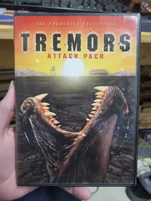4 Films Tremors Attack Pack (DVD) 2 Discs Kevin Bacon Fred Ward Michael Gross