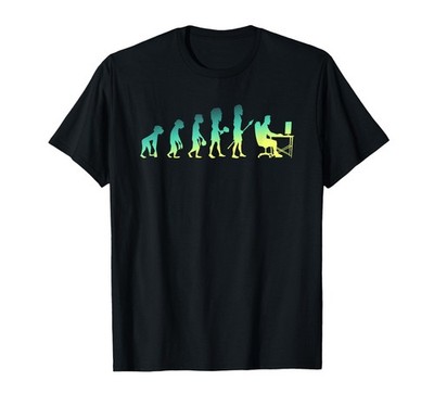 E Sport Zocker Videospiel Geschenk Nerd Evolution Gaming TShirt