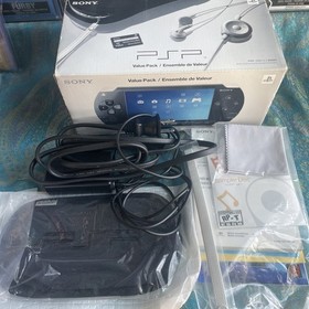 Sony PlayStation Portable Value Pack - Black (PSP-1001K) bundle *please read*