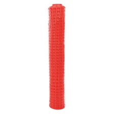 Quest Sm 4072100X Safety Fence, Orange, Hdpe, Square Mesh