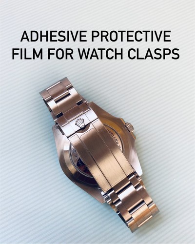 For Rolex - Clear protection protective protector film for watch clasps ...
