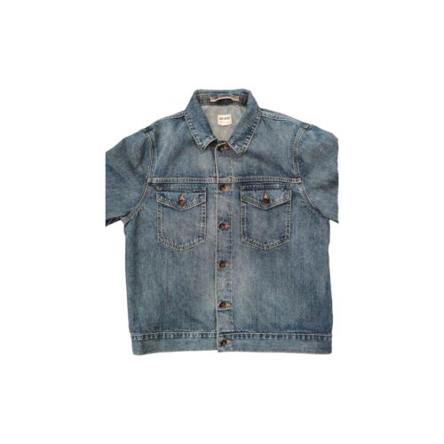 Todd Snyder SELVEDGE Crop DENIM JACKET IN WORN WASH Medium OU1382759 Slim Fit - Picture 4 of 9