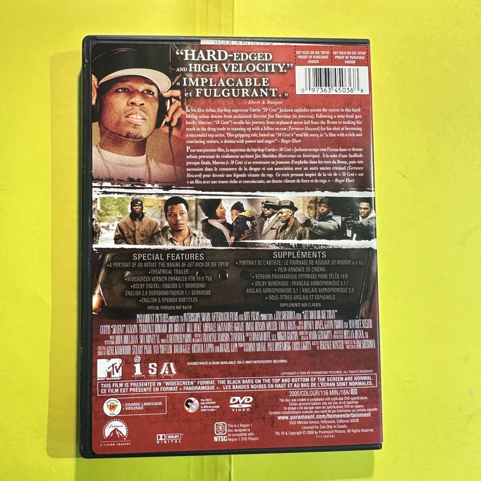 Get Rich or Die Tryin DVD Bilingual - Image 3 of 3