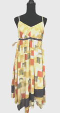 Simply Vera VERA WANG Chic Spaghetti Strap Slip Dress Size M Multi-Color #73277