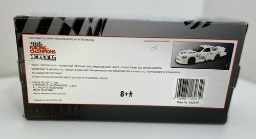 RACING CHAMPIONS RC ERTL: letrero fundido a presión 2003 coche blanco G&M-04 1:24 nuevo sellado - Imagen 6 de 9