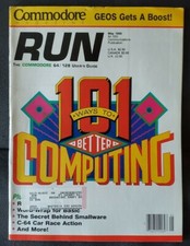May 1990 RUN Magazine for the Commodore 64 VIC-20