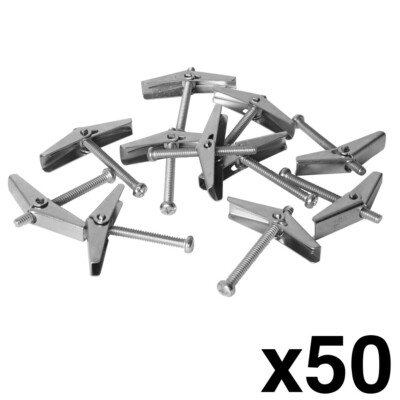 Skywalker 3/16'' x 2'' Spring-Wing Toggle Bolts (50 Pack)