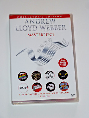 Andrew Lloyd Webber: Masterpiece DVD & CD set Broadway show tunes