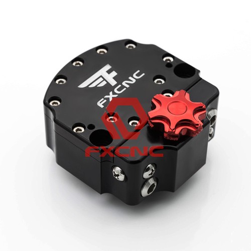 Amortiguador de dirección CNC universal Racing para YZF R1 R6 R3 R125 MT125 YFM negro y rojo - Imagen 6 de 14