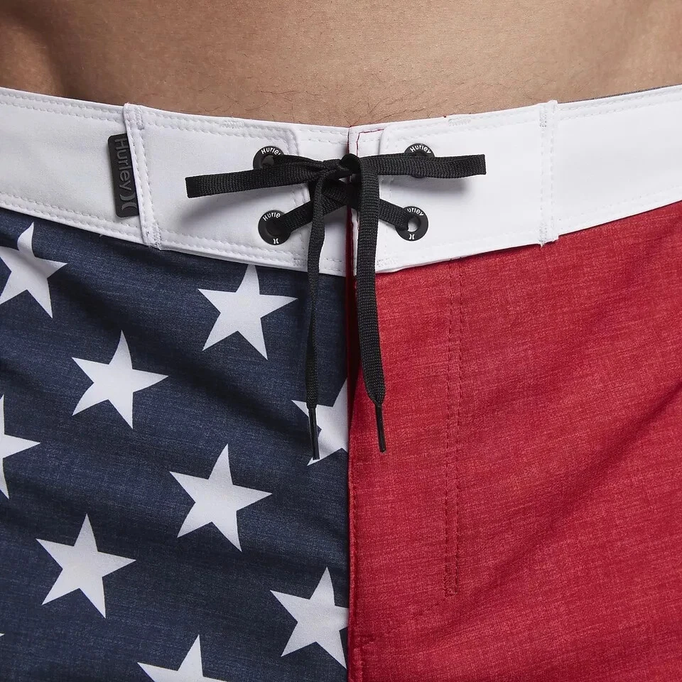HURLEY Bañador Americano de Surf  Board Shorts. Talla ES43, US33. 20`` largo - Imagen 4 de 4
