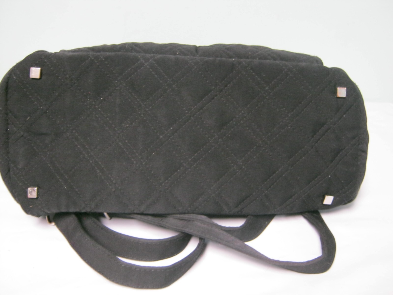 Vera Bradley Backpack Solid Black Microfiber 11 x… - image 6