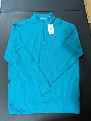 NWT MEN'S TASC PERFORMANCE PULLOVER, SIZE: M, COLOR: BLUE HEATHER (M1)