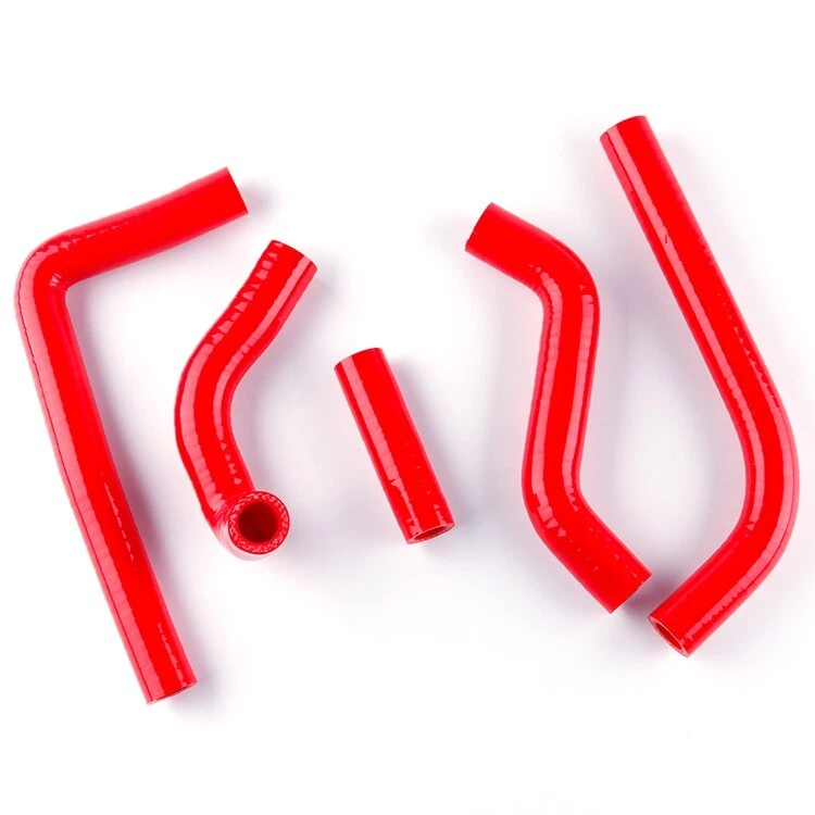MANGUERA RADIADOR SILICONA PARA SUZUKI RMZ 450 2008-2014 (2009 10 11 12 2013) Y ROJO Foto 4 de 4