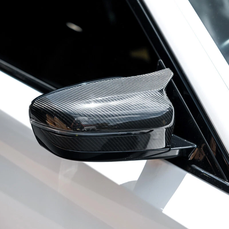 Cubiertas de espejo retrovisor deportivo de fibra de carbono M Tuning para BMW Serie 5 M550i M550d G30 Foto 2 de 4