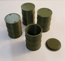 GI Joe ARAH  1984 Fuel Oil Barrel 3D Printed Part - Set Of 4