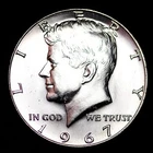 1967 Kennedy 40% Silver Half Dollar GEM BU