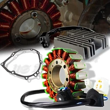 99-07 HAYABUSA GSX-1300 MAGNETO COIL STATOR+VOLTAGE REGULATOR RECTIFIER+GASKET