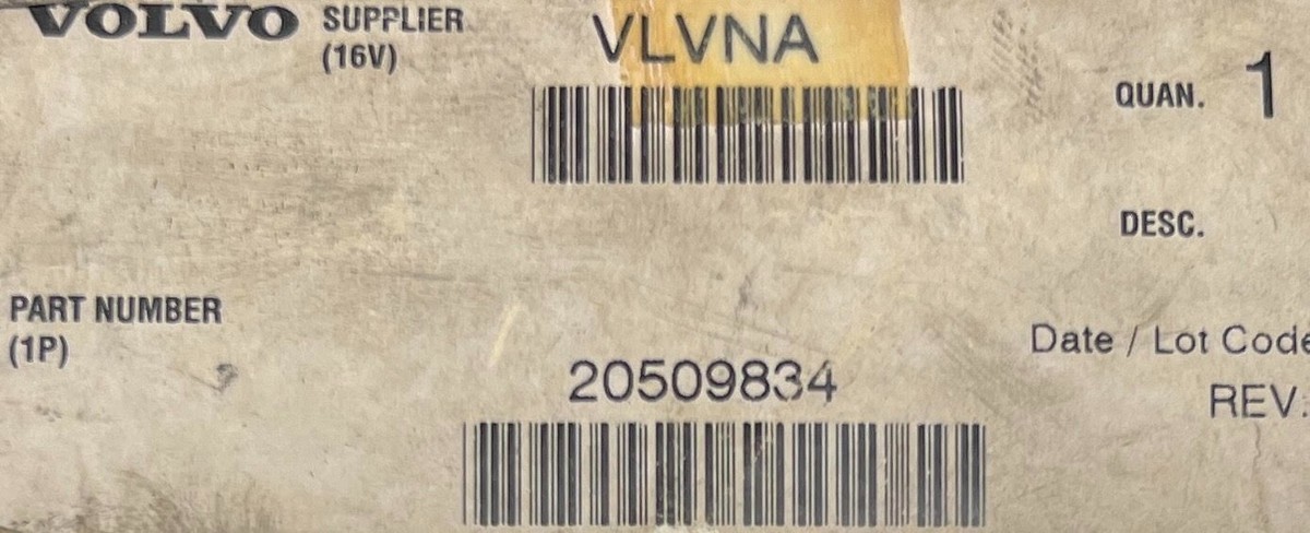 20509834 GENUINE VOLVO CONTROL UNIT OEM - NEW | eBay