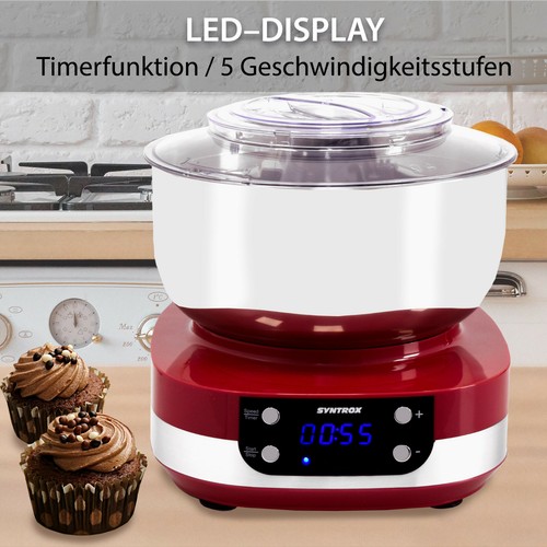 KÜCHENMASCHINE Food Processor Knetmaschine 5 Liter + FARBWAHL + SYNTROX Germany - Bild 14 von 19