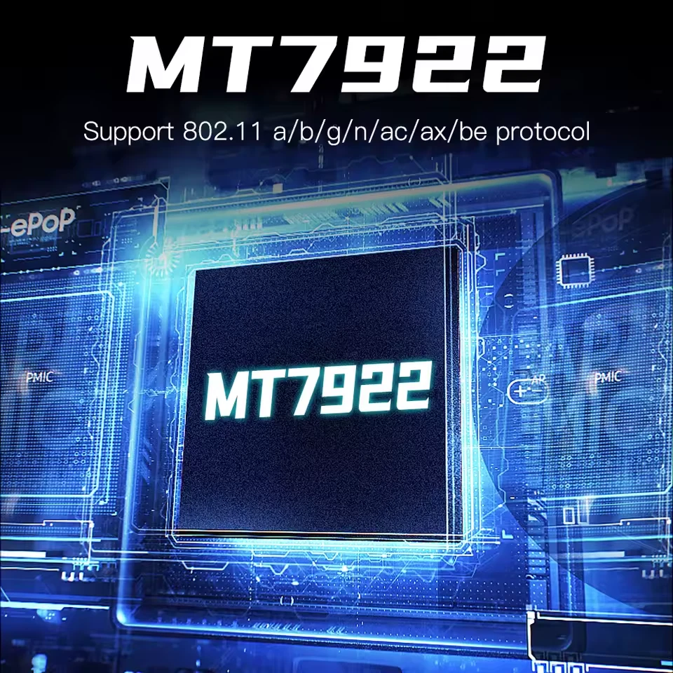 WiFi 6 PCI-E AX5400 WiFi Card 3000Mbps TRI Band Bluetooth5.2 Network Adapter UK - Image 3 of 4